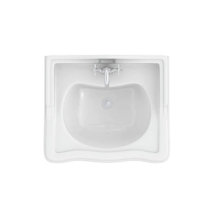 Lavabo vintage modelo Atenas con pedestal