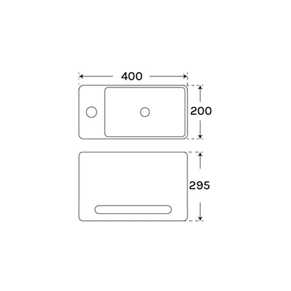 Lavabo avec porte-serviettes Zed
