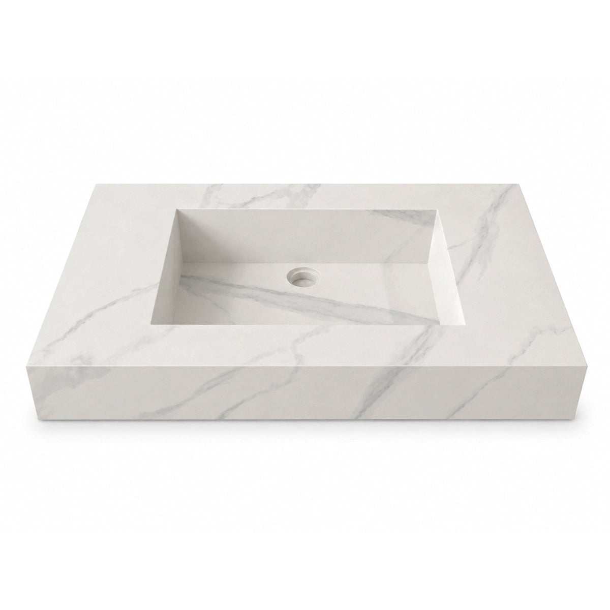 Lavabo suspendu avec plan Boreal