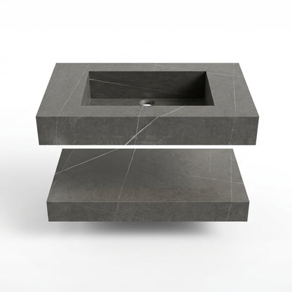 Lavabo suspendu avec plan Boreal