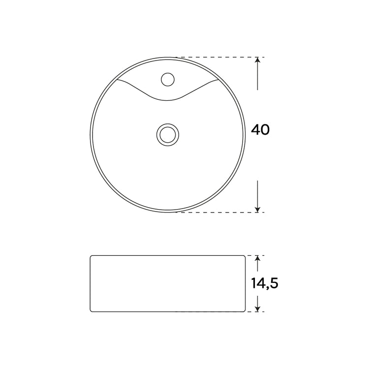 Lavabo de salle de bain modernes Milo
