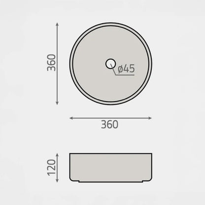 Lavamanos de porcelana Dallas - Thebath
