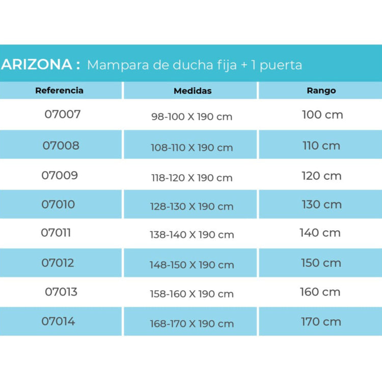 Écran avec porte coulissante Arizona