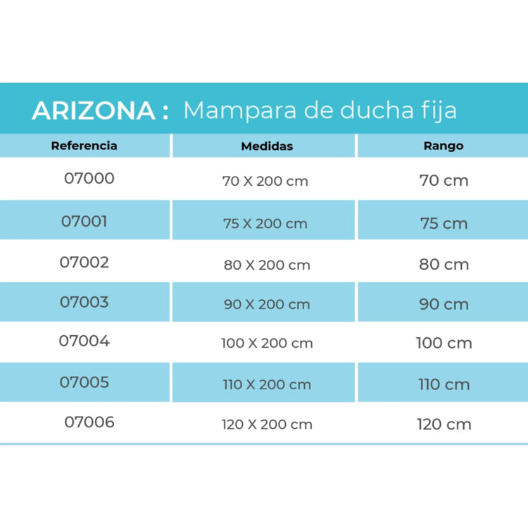 Pare-baignoire fixe Arizona Black