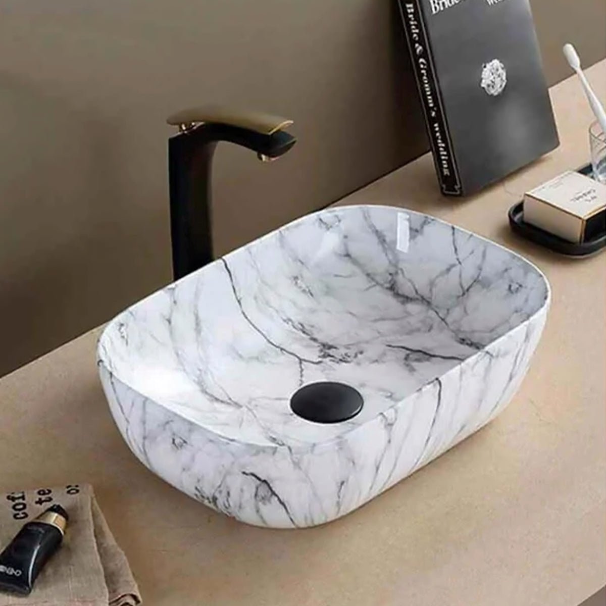 Lavabo sobre encimera Marmolado - Thebath