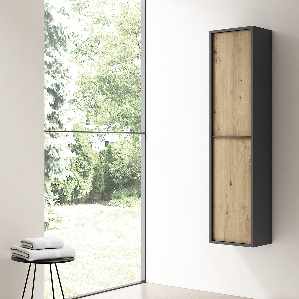 Mueble auxiliar baño suspendido Doly - Thebath