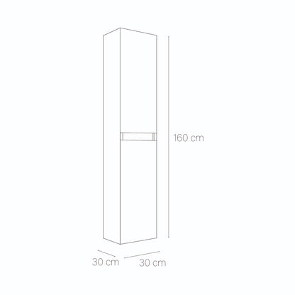 Mueble auxiliar suspendido baño moderno Porto - The Bath