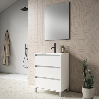 Mueble baño 3 cajones con patas Jade - Thebath