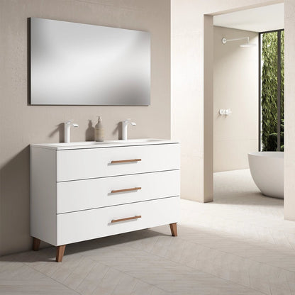 Mueble baño 3 cajones doble seno Fusta - Thebath