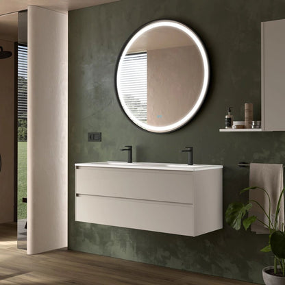 Mueble baño colgado doble seno Praga - The Bath