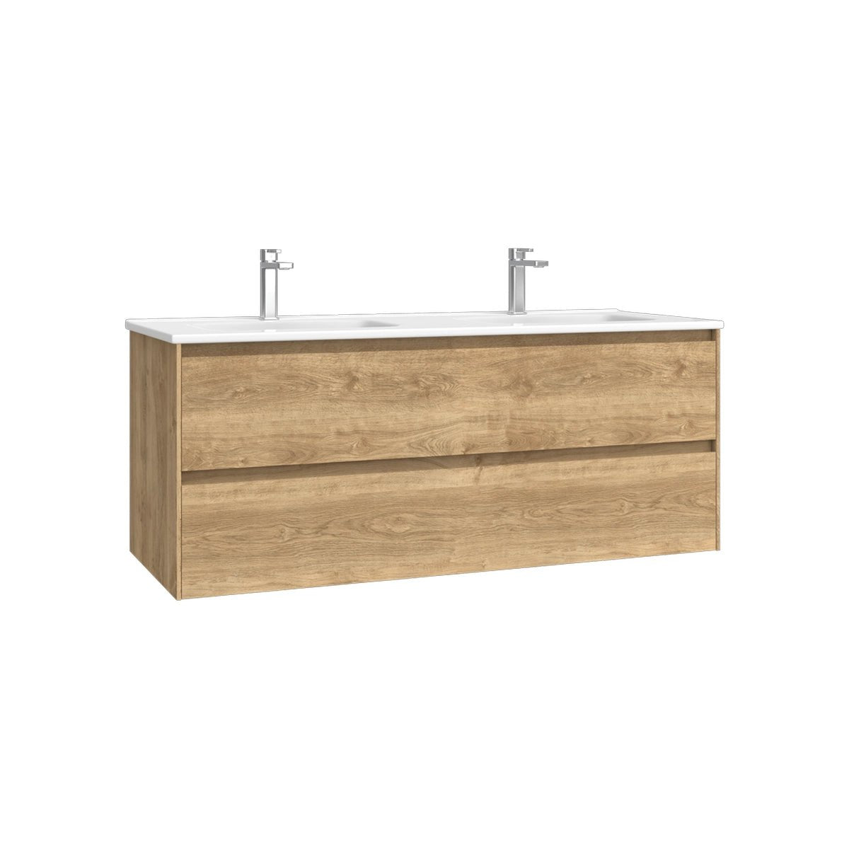 Mueble baño colgado doble seno Praga - The Bath