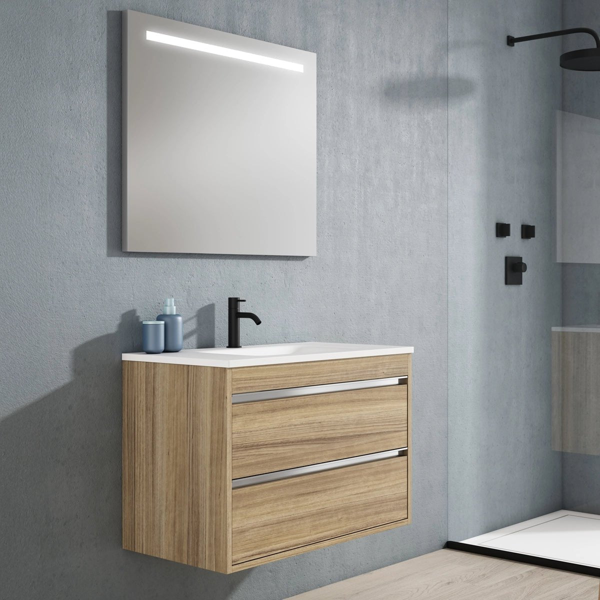 Mueble baño flotante 1 seno Slider - Thebath