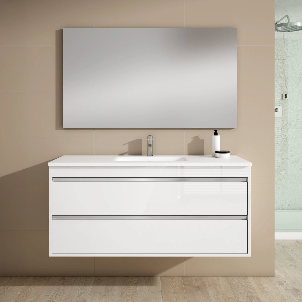 Mueble baño flotante 1 seno Slider - Thebath