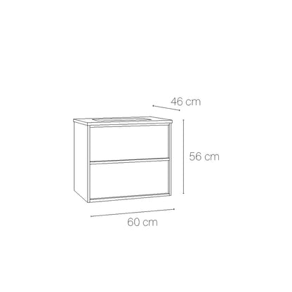 Mueble baño lavabo Frame top - The Bath