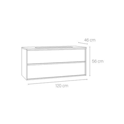 Mueble baño lavabo Frame top - The Bath