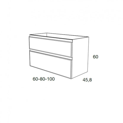 Mueble baño suspendido Araceli