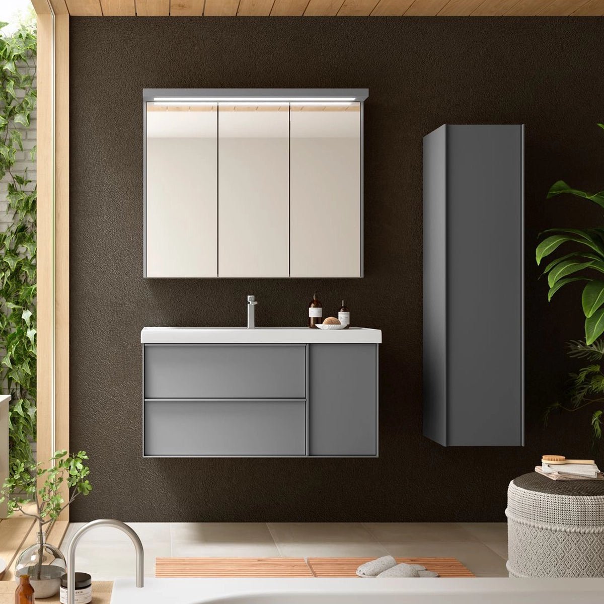 Mueble de baño colgado moderno Oslo - The Bath