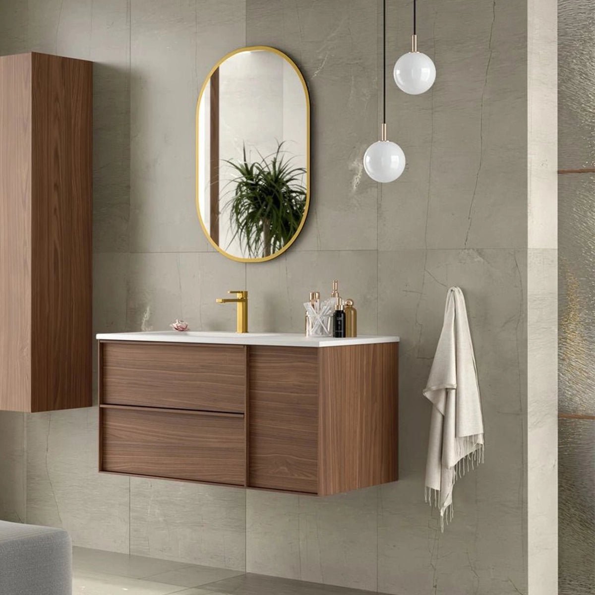 Mueble de baño colgado moderno Oslo - The Bath