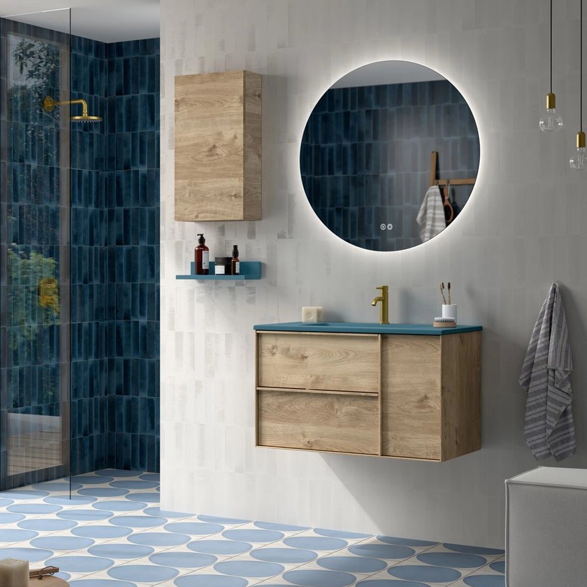 Mueble de baño colgado moderno Oslo - The Bath
