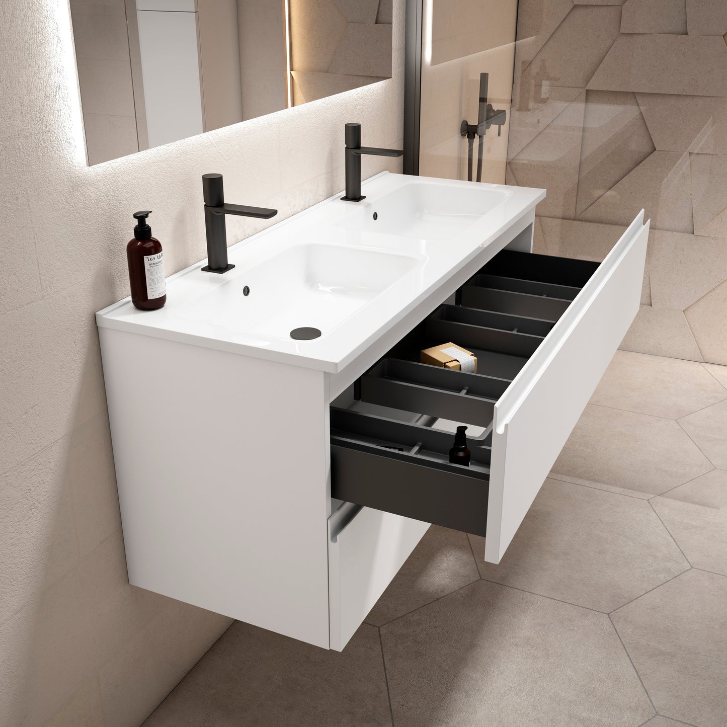 Mueble de baño con cajones Coral - Thebath