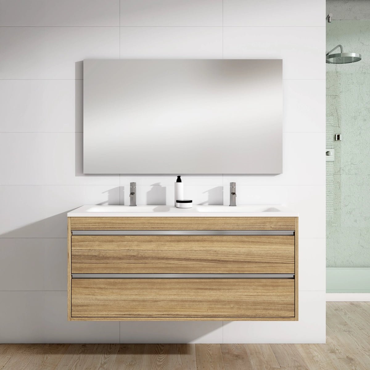 Mueble de baño moderno 2 senos Slider - Thebath