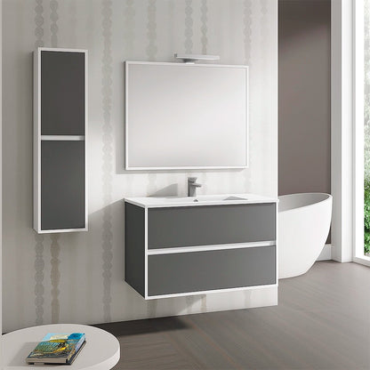 Mueble de baño para colgar Bicolor - Thebath