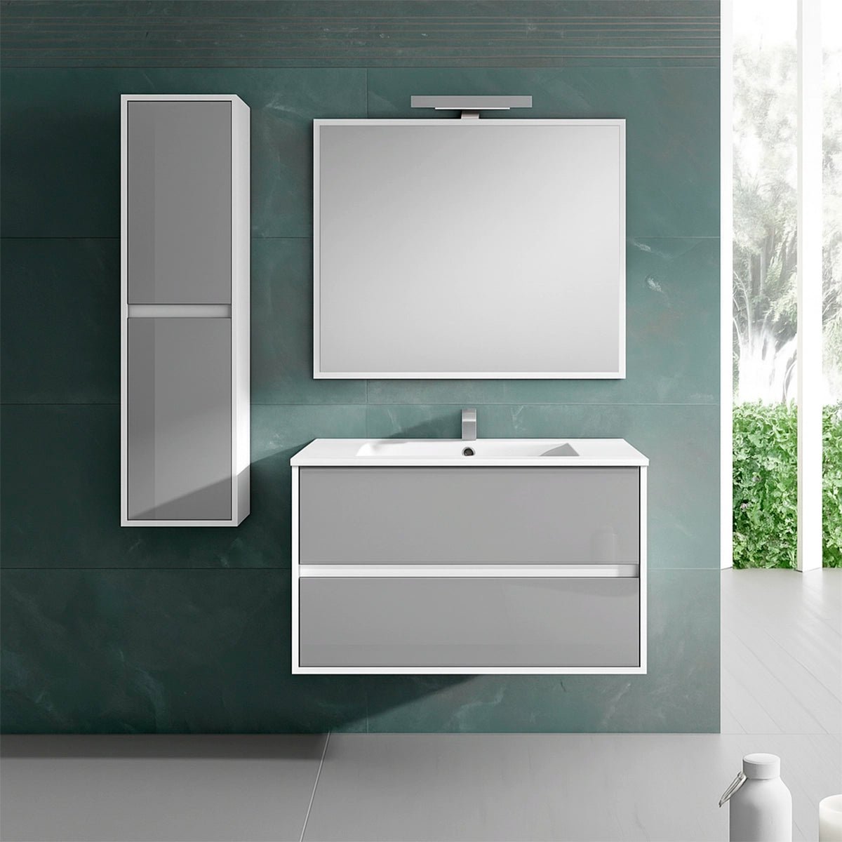 Mueble de baño para colgar Bicolor - Thebath