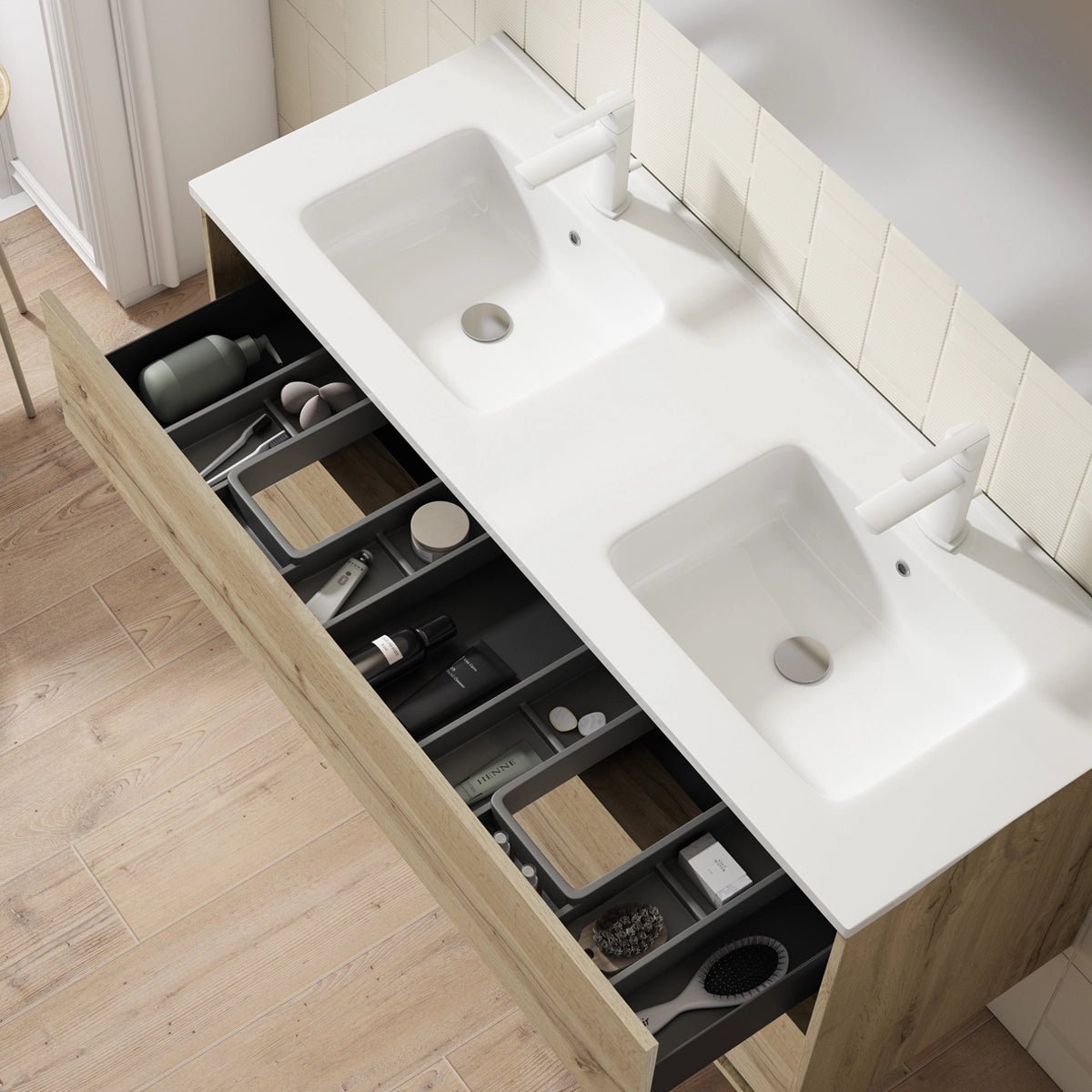 Mueble para baño con lavabo Frame top - The Bath