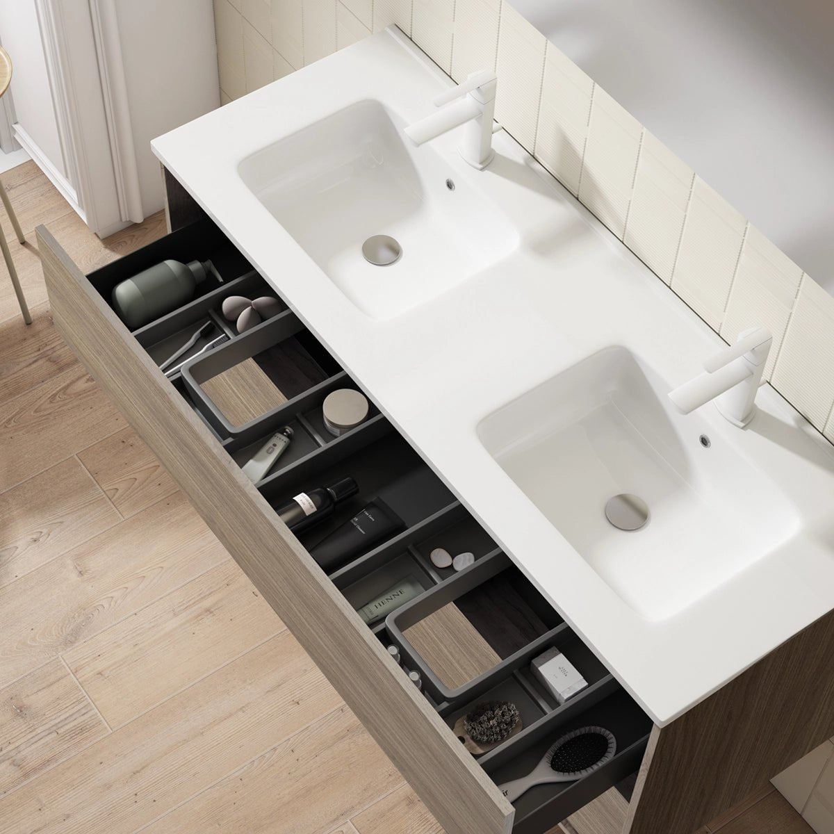Mueble para baño con lavabo Frame top - The Bath
