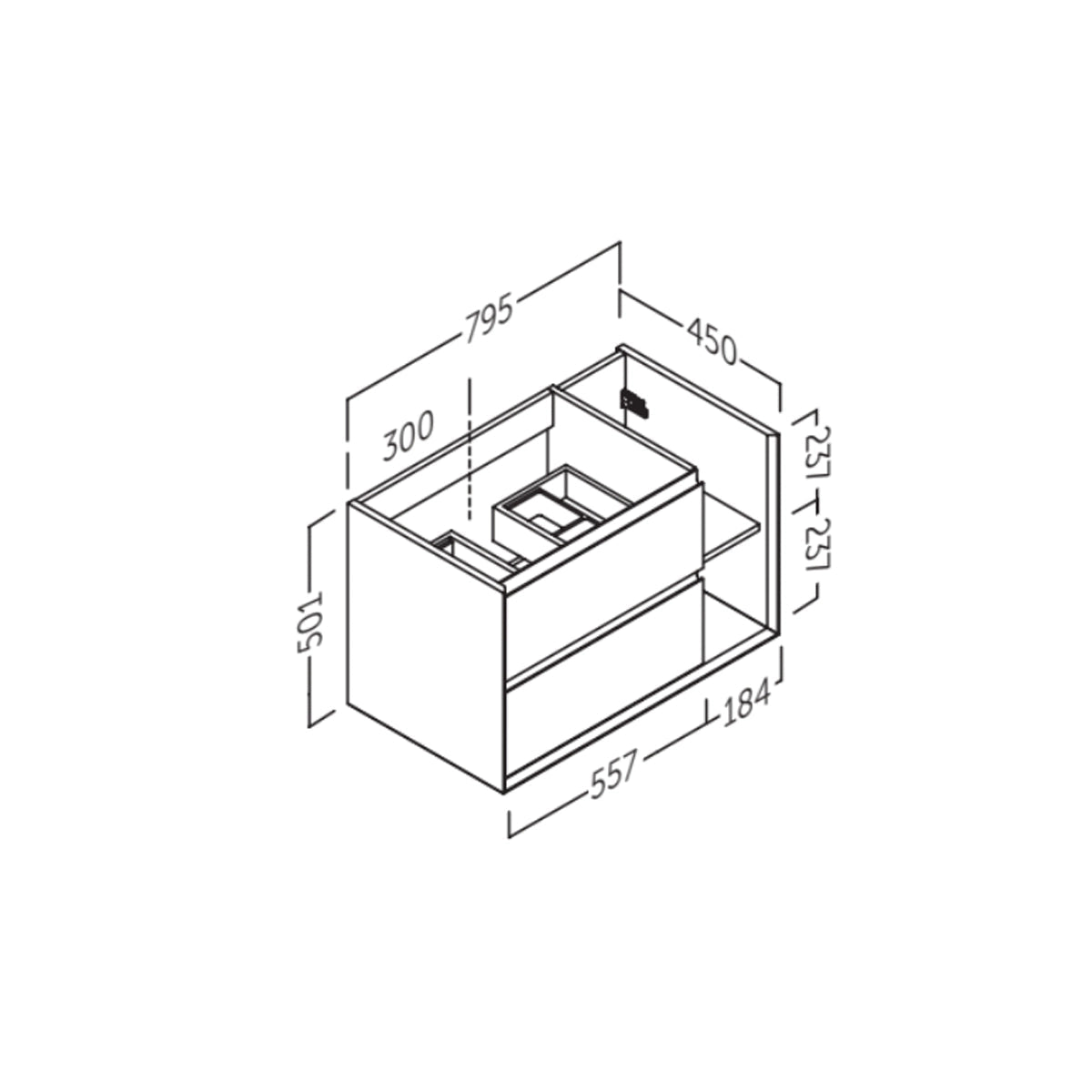 Mueble para cuarto de baño Hole - The Bath
