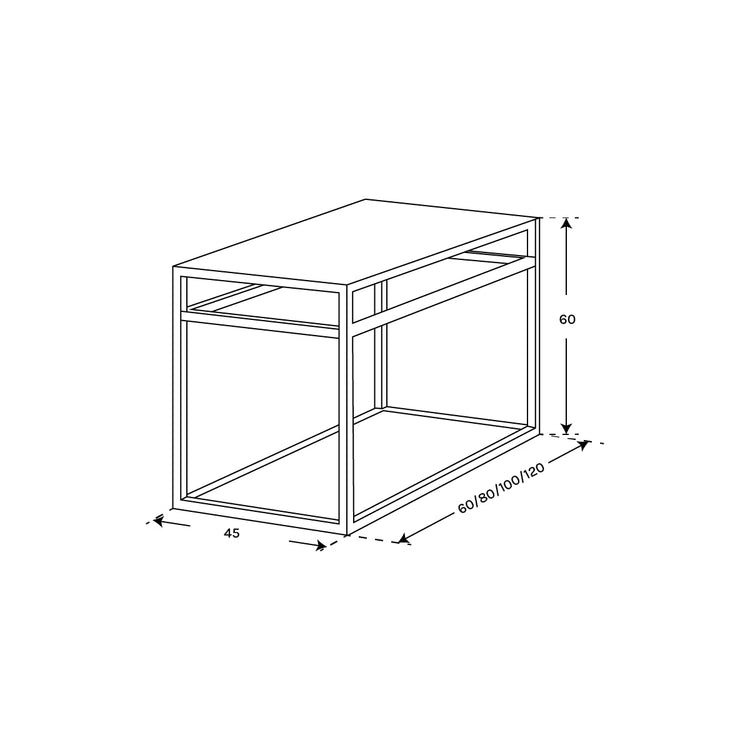 Meuble suspendu avec porte-serviettes