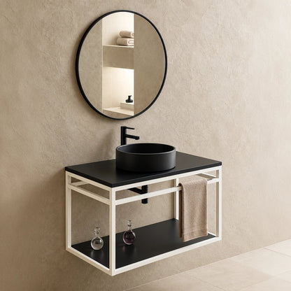 Mueble suspendido con toallero Lucía - The Bath