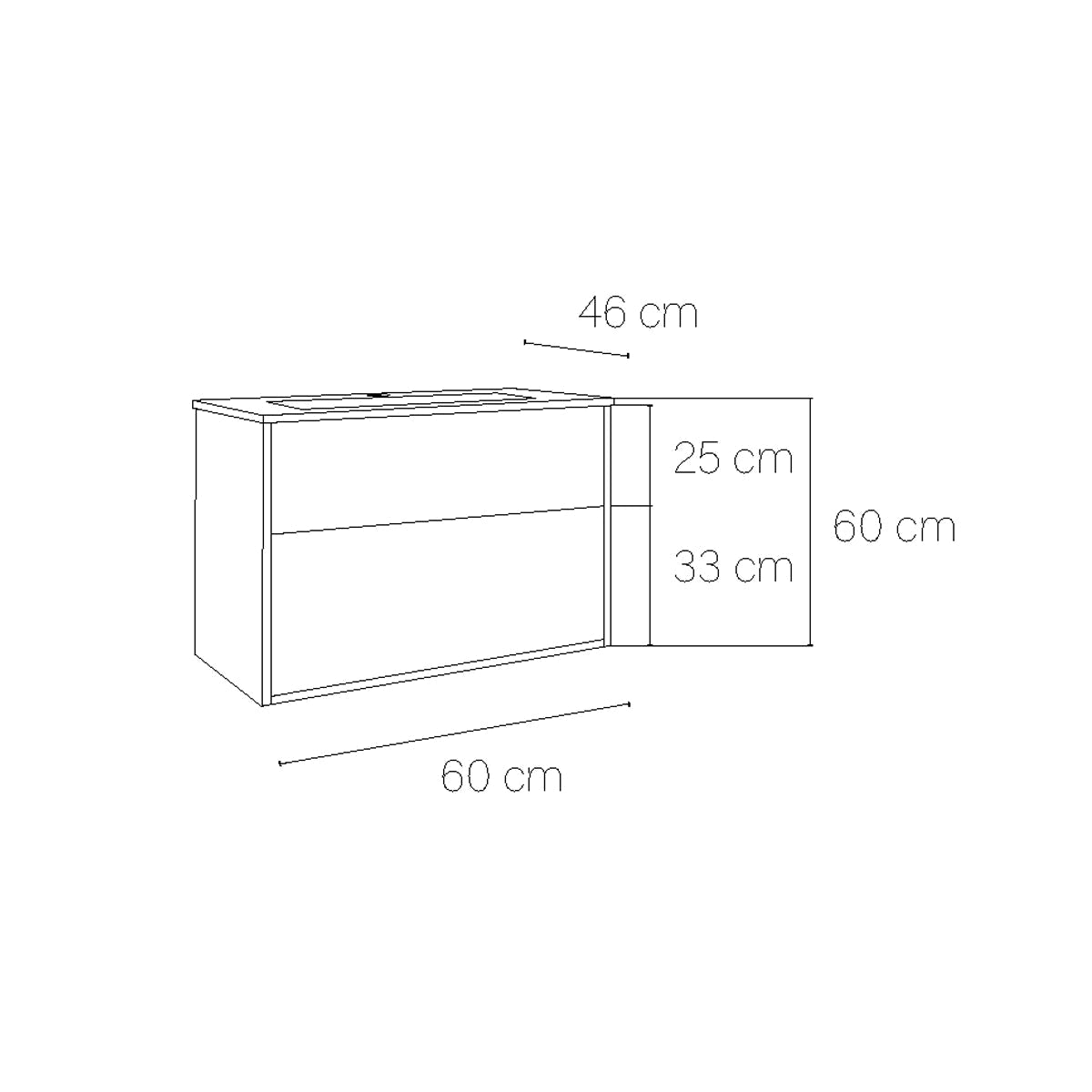 Mueble suspendido cuarto baño Albor - The Bath