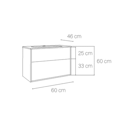 Mueble suspendido cuarto baño Albor - The Bath