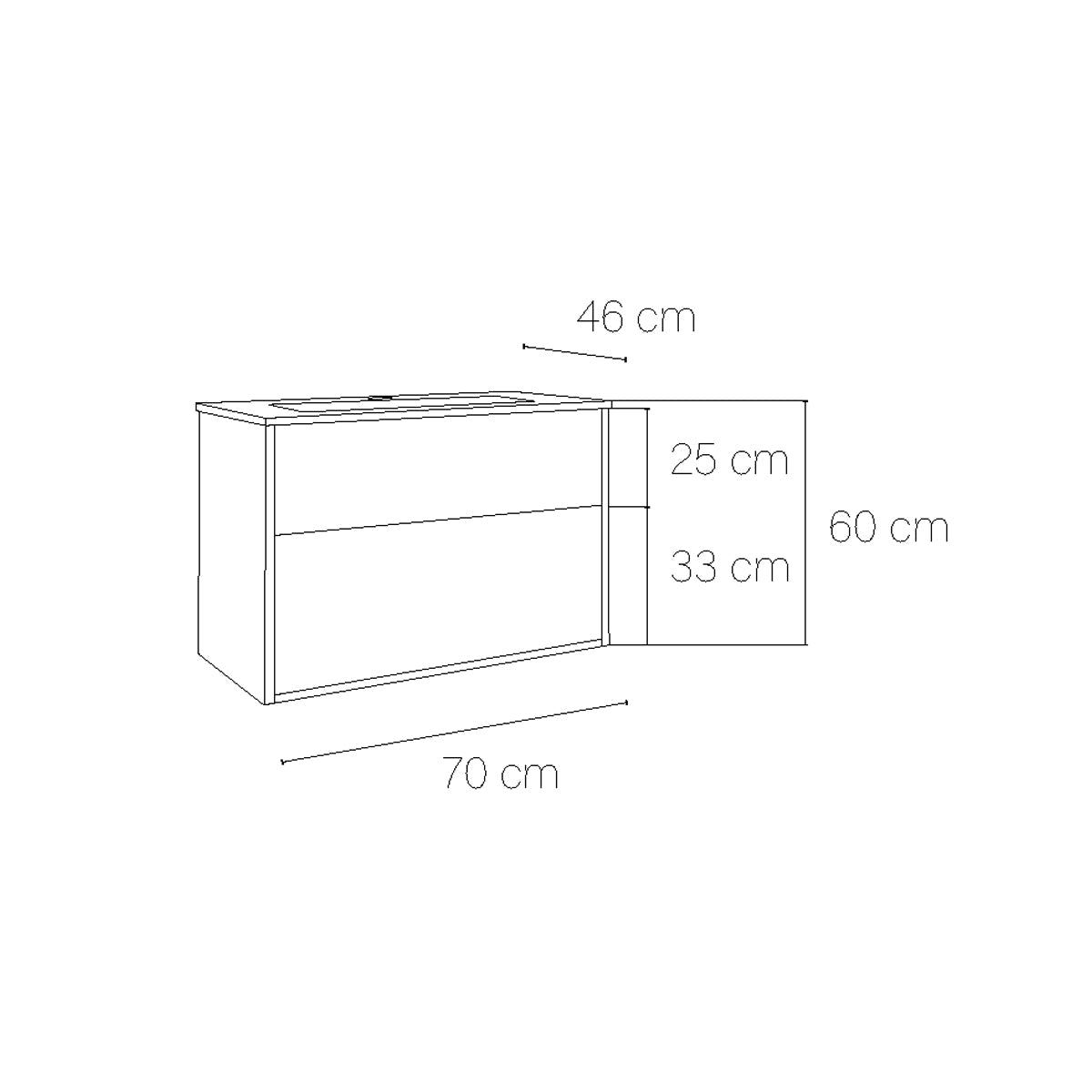 Mueble suspendido cuarto baño Albor - The Bath