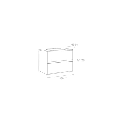 Mueble suspendido para baño Mydesign - Thebath