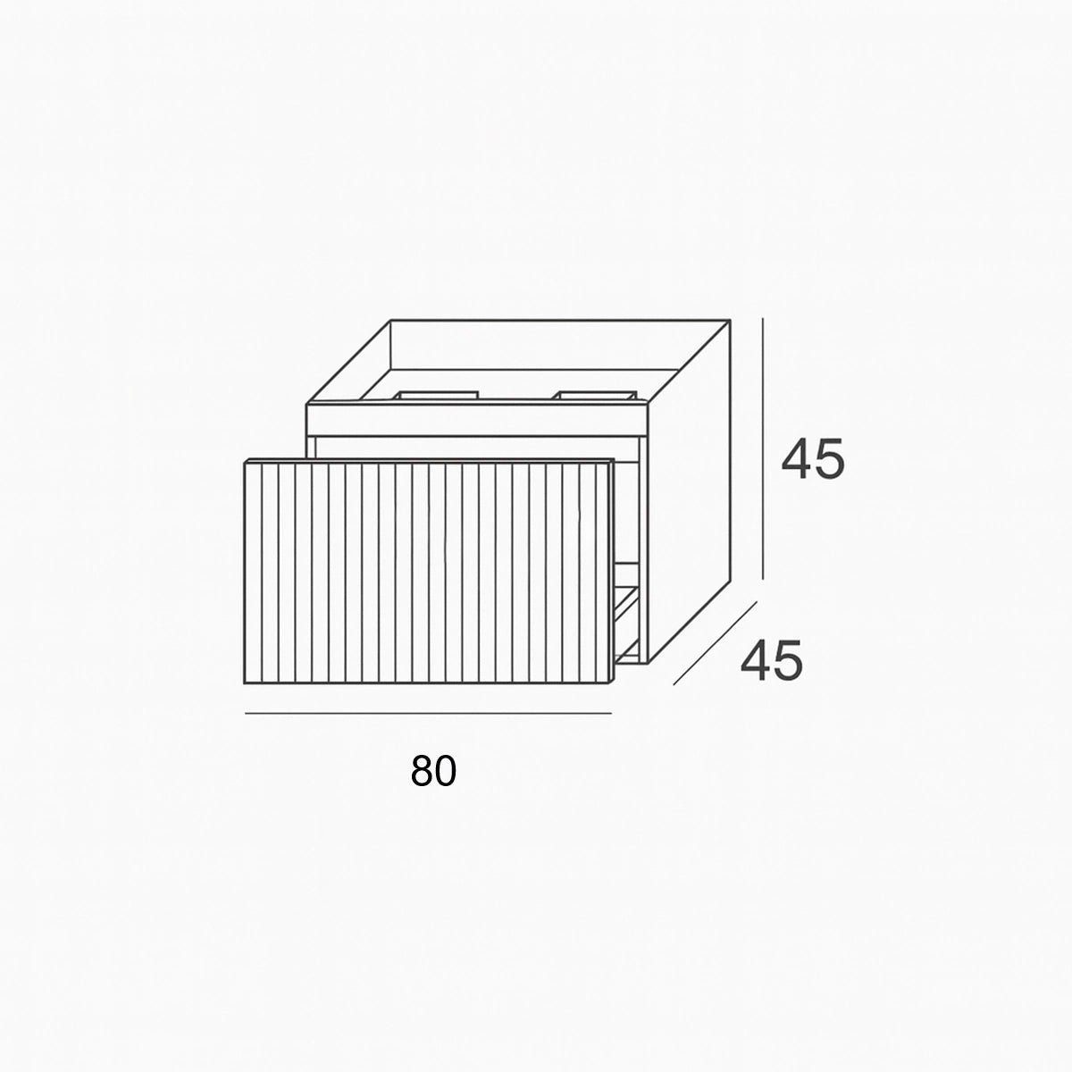 Mueble suspendido Saona - Thebath