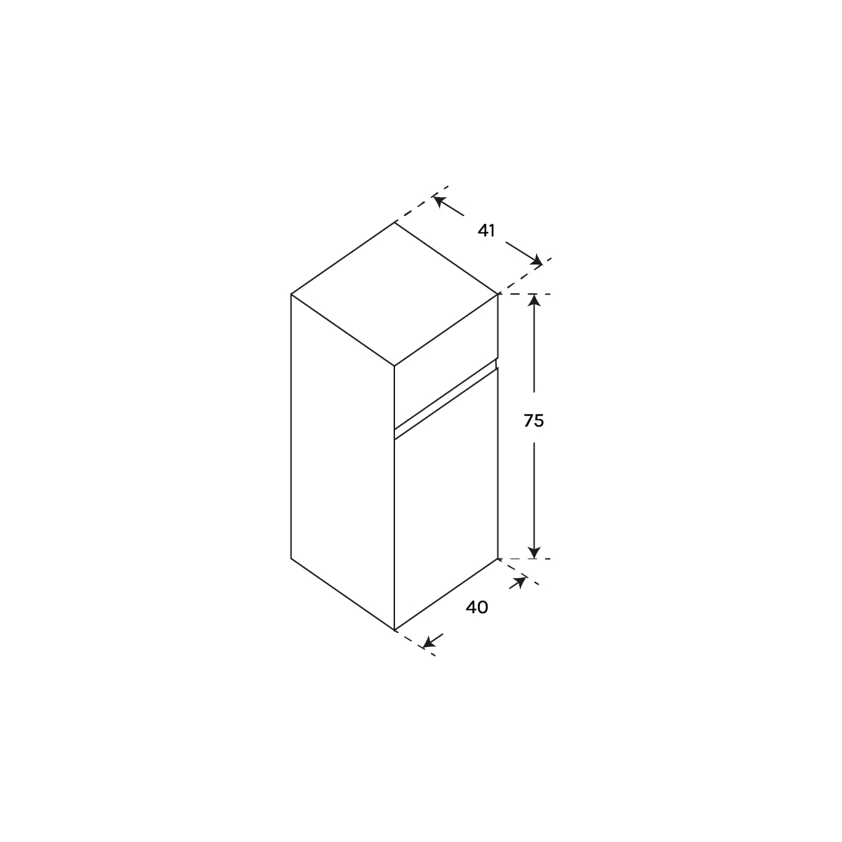 Meuble de salle de bain Aspra à profondeur réduite