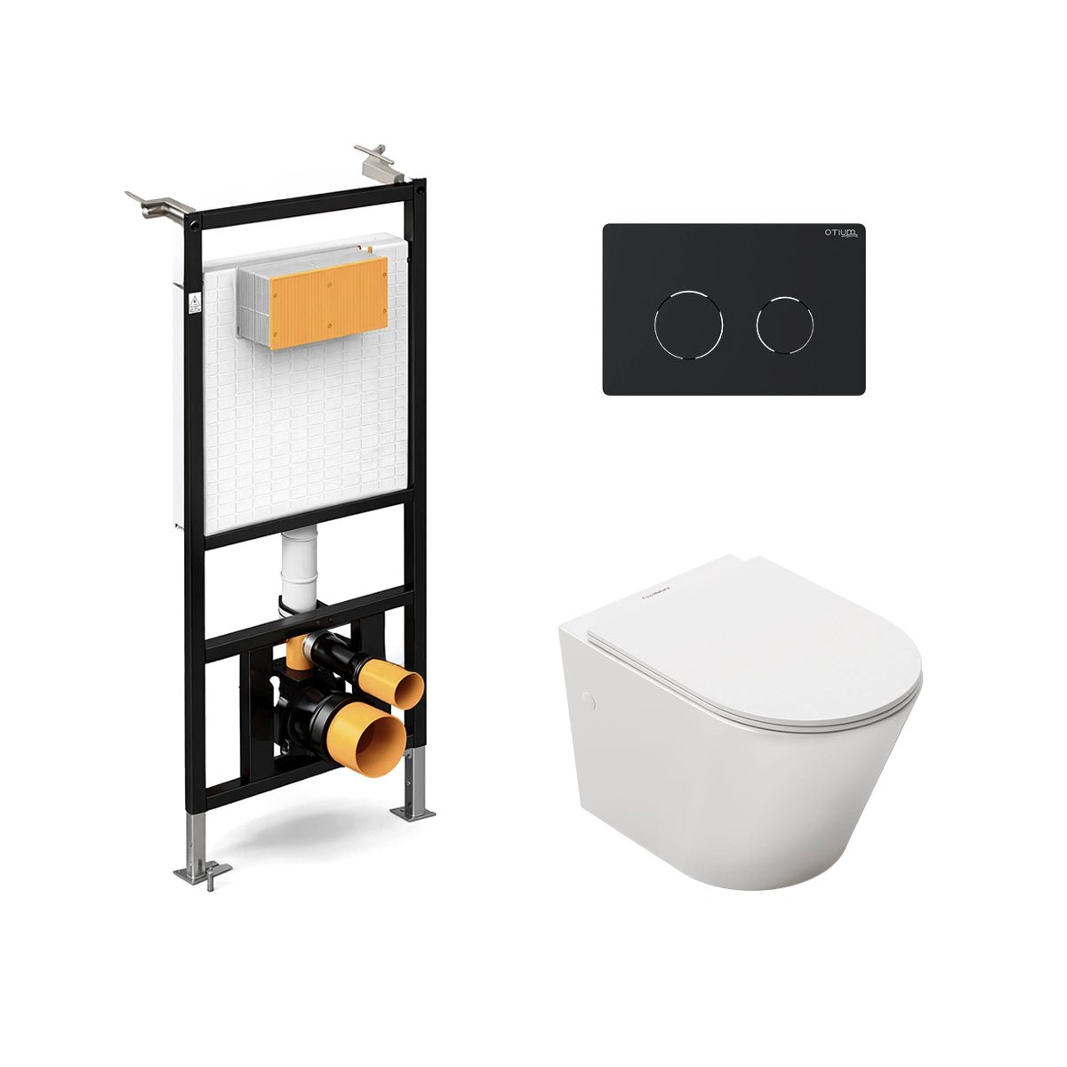 Pack cisterna empotrada + inodoro Venecia suspendido - The Bath