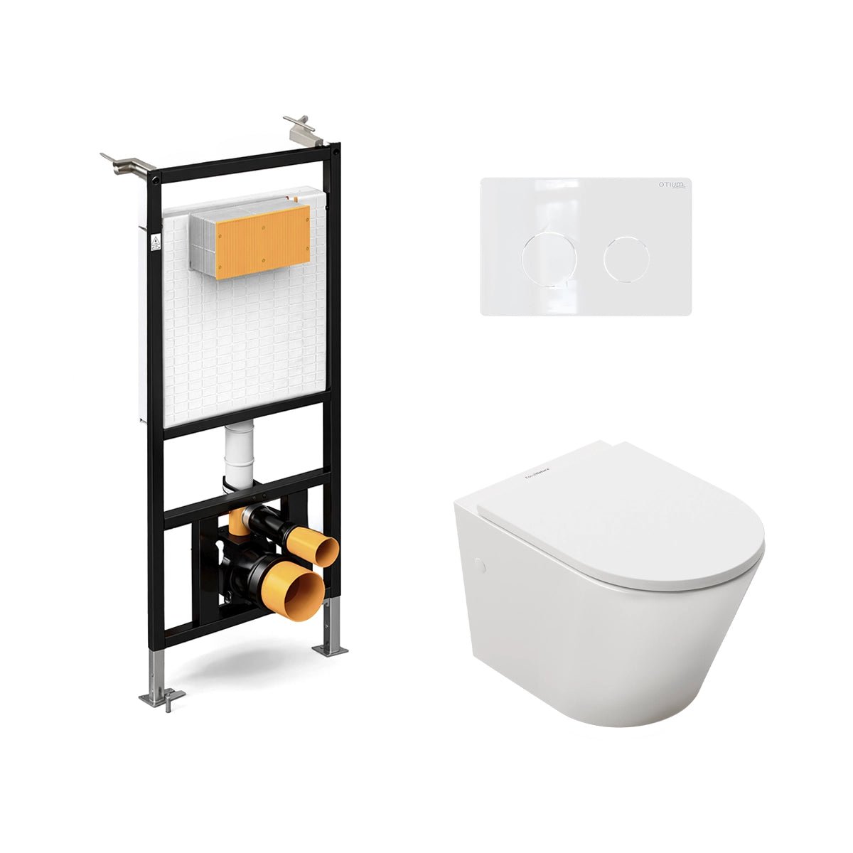 Pack cisterna empotrada + inodoro Venecia suspendido - The Bath
