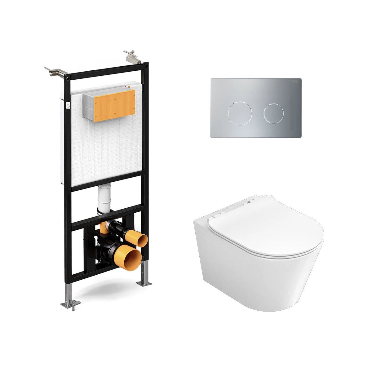 Pack cisterna + inodoro Bolonia suspendido - The Bath