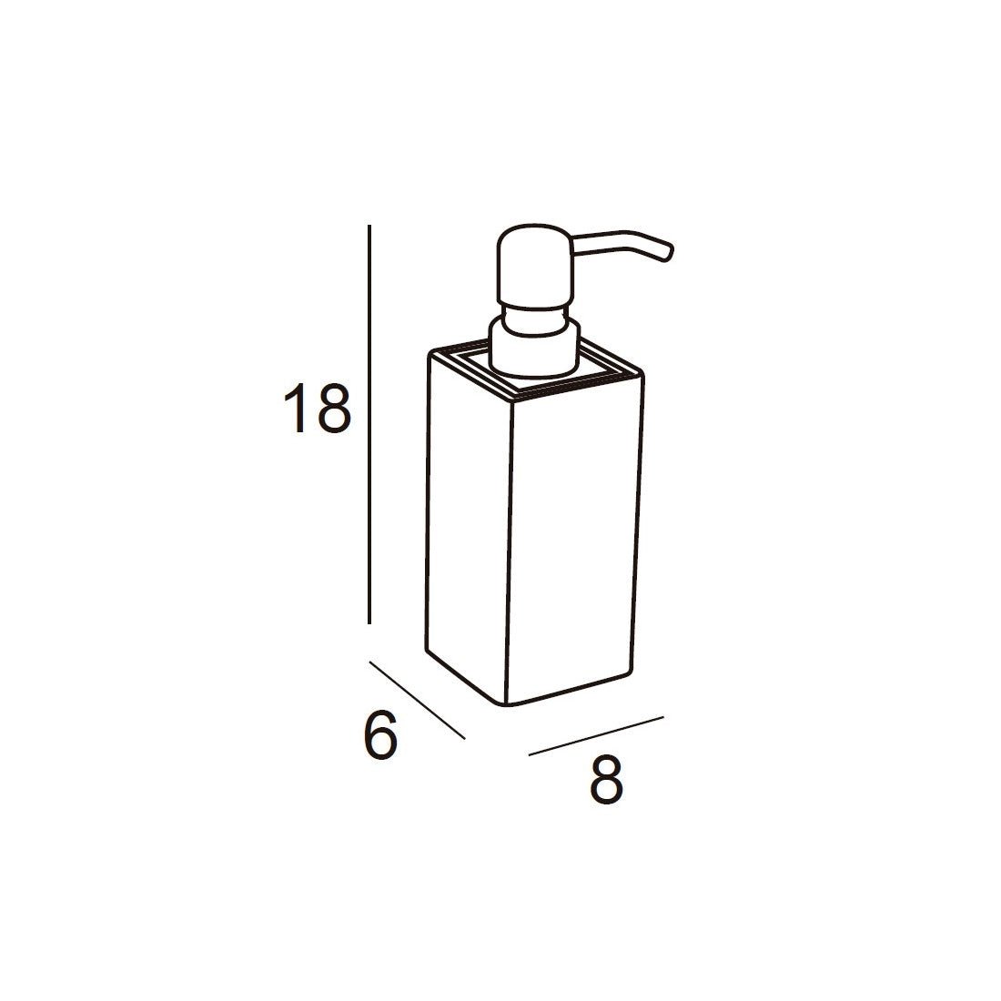 Pack de accesorios de baño sobre mueble Natura