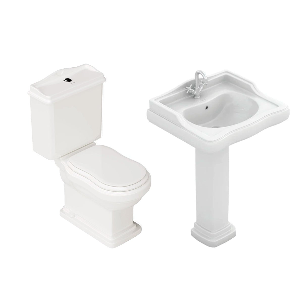 Pack inodoro Atenas con tapa ABS + Lavabo - The Bath