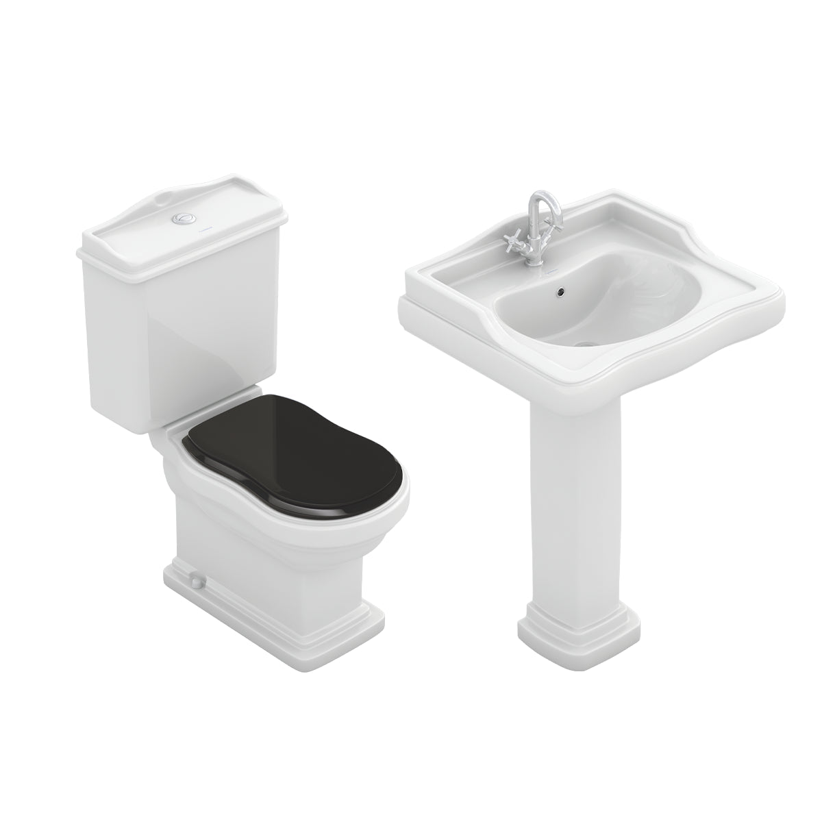 Pack inodoro Atenas con tapa ABS + Lavabo - The Bath