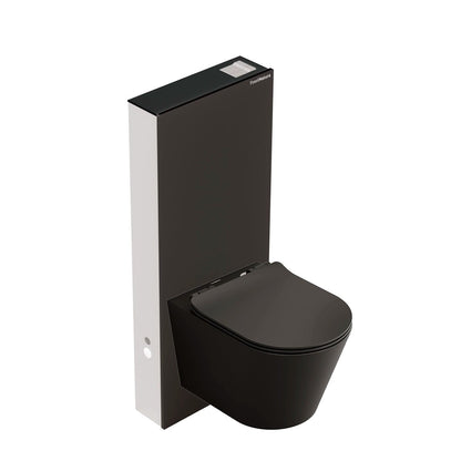 Pack inodoro Bolonia suspendido + Cisterna Empire negra mate - The Bath