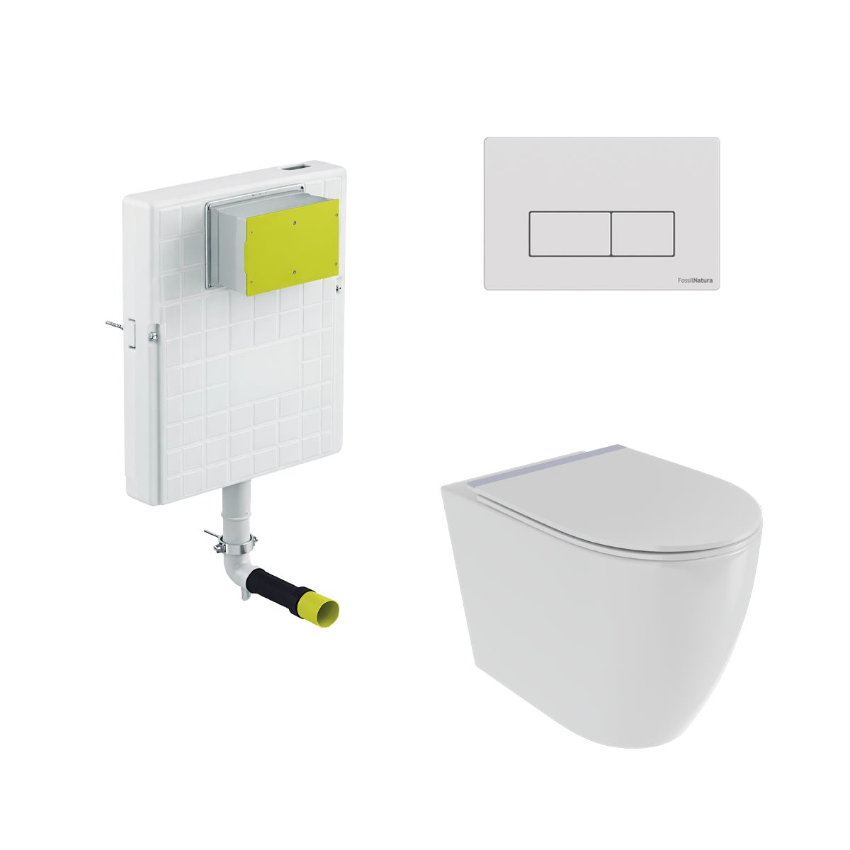 Pack inodoro compacto Elba + cisterna empotrada - The Bath
