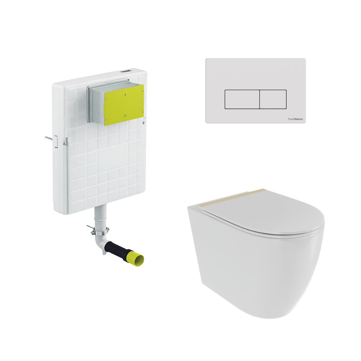 Pack inodoro compacto Elba + cisterna empotrada - The Bath