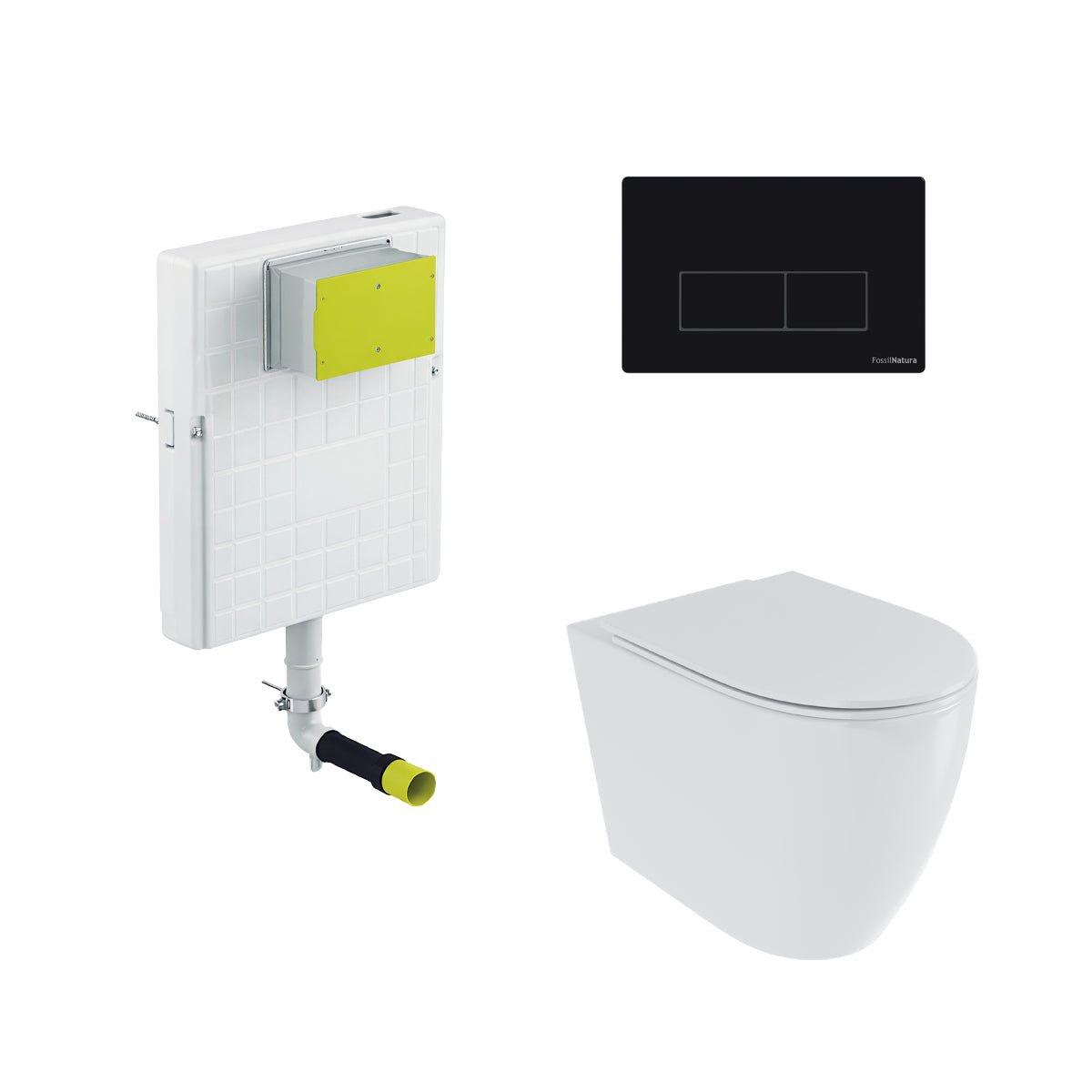 Pack inodoro compacto Elba + cisterna empotrada - The Bath