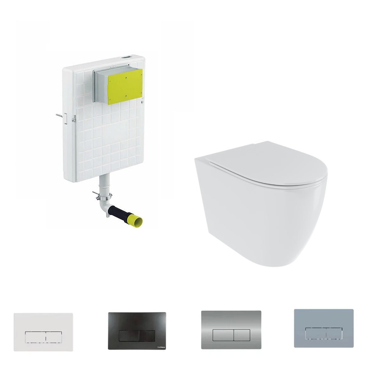 Pack inodoro compacto Elba + cisterna empotrada - The Bath