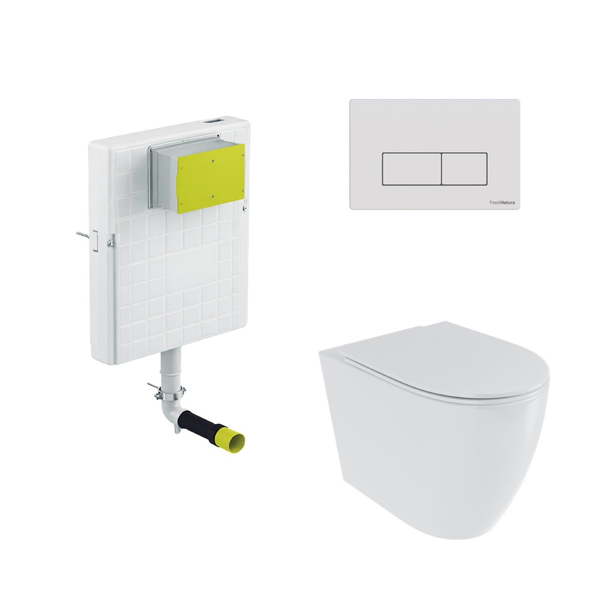 Pack inodoro compacto Elba + cisterna empotrada - The Bath
